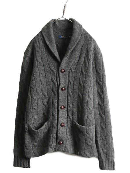 楽天市場】ポロ ラルフローレン ショールカラー ケーブル ニット