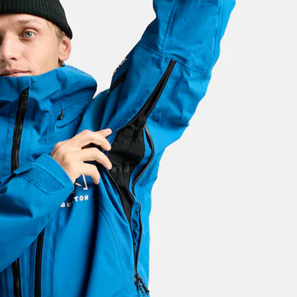 BURTON フード付きジャケット パンツのセット4T 黒 Burton GORE-TEX
