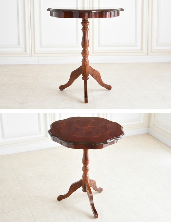 楽天市場】テーブル アンティーク 調 幅51.5cm サイドテーブル