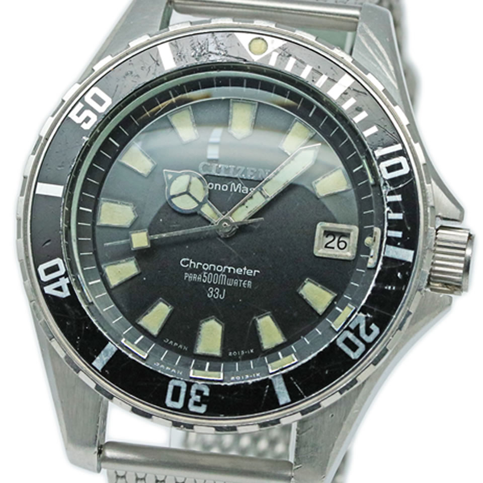 楽天市場】CITIZEN chronomaster 500m Diver 33J 4-540263 cal.5440