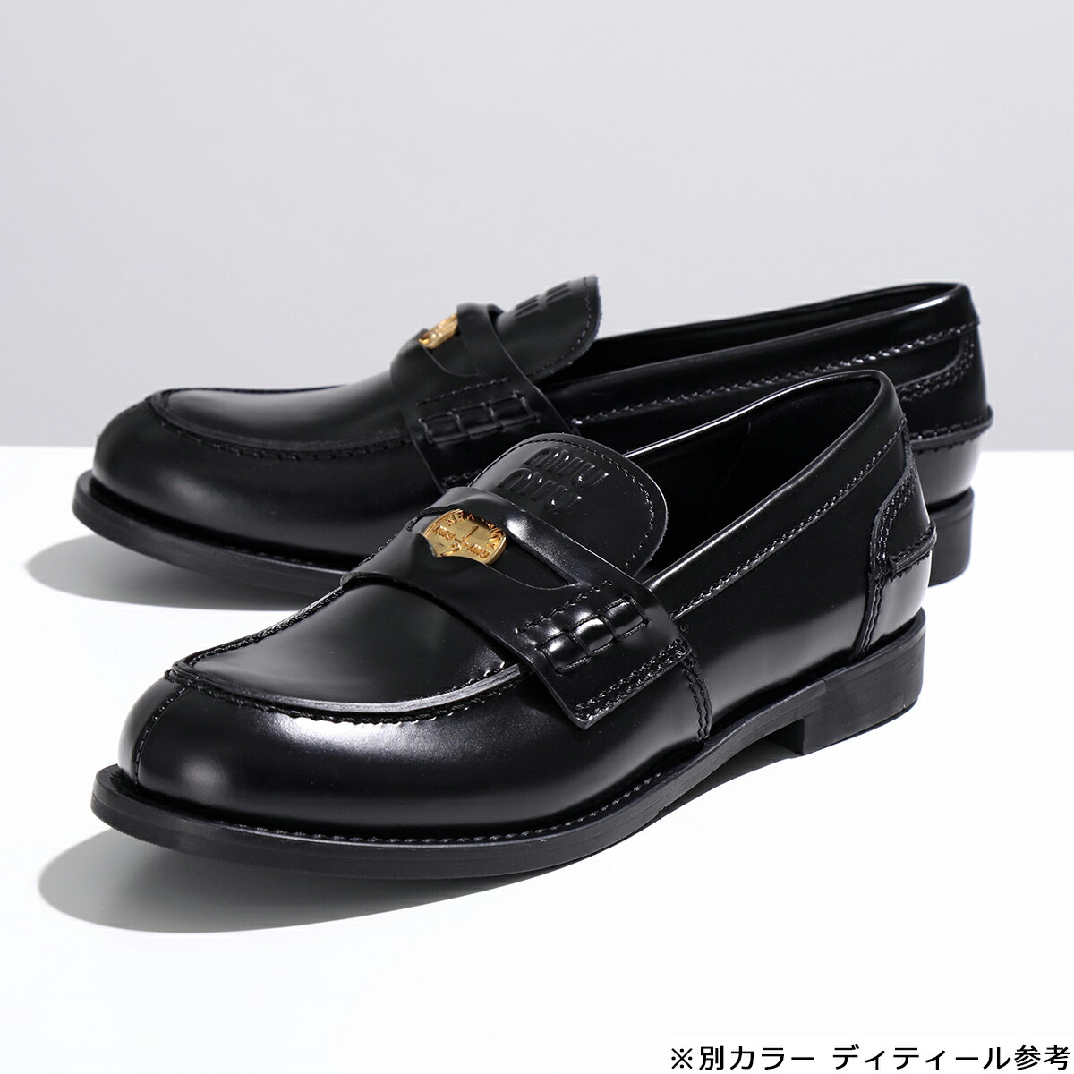 楽天市場】MIUMIU ミュウミュウ ペニーローファー 5D773D ULX