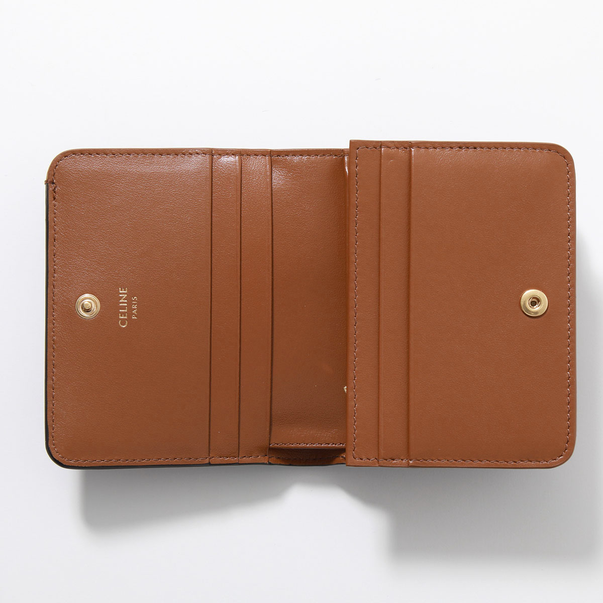 楽天市場】CELINE セリーヌ 二つ折り財布 Triomphe Compact Wallet