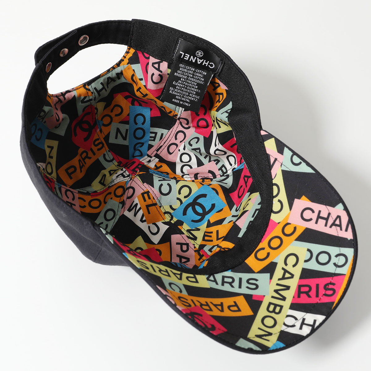 楽天市場】CHANEL シャネル ベースボールキャップ AA9698 B15072