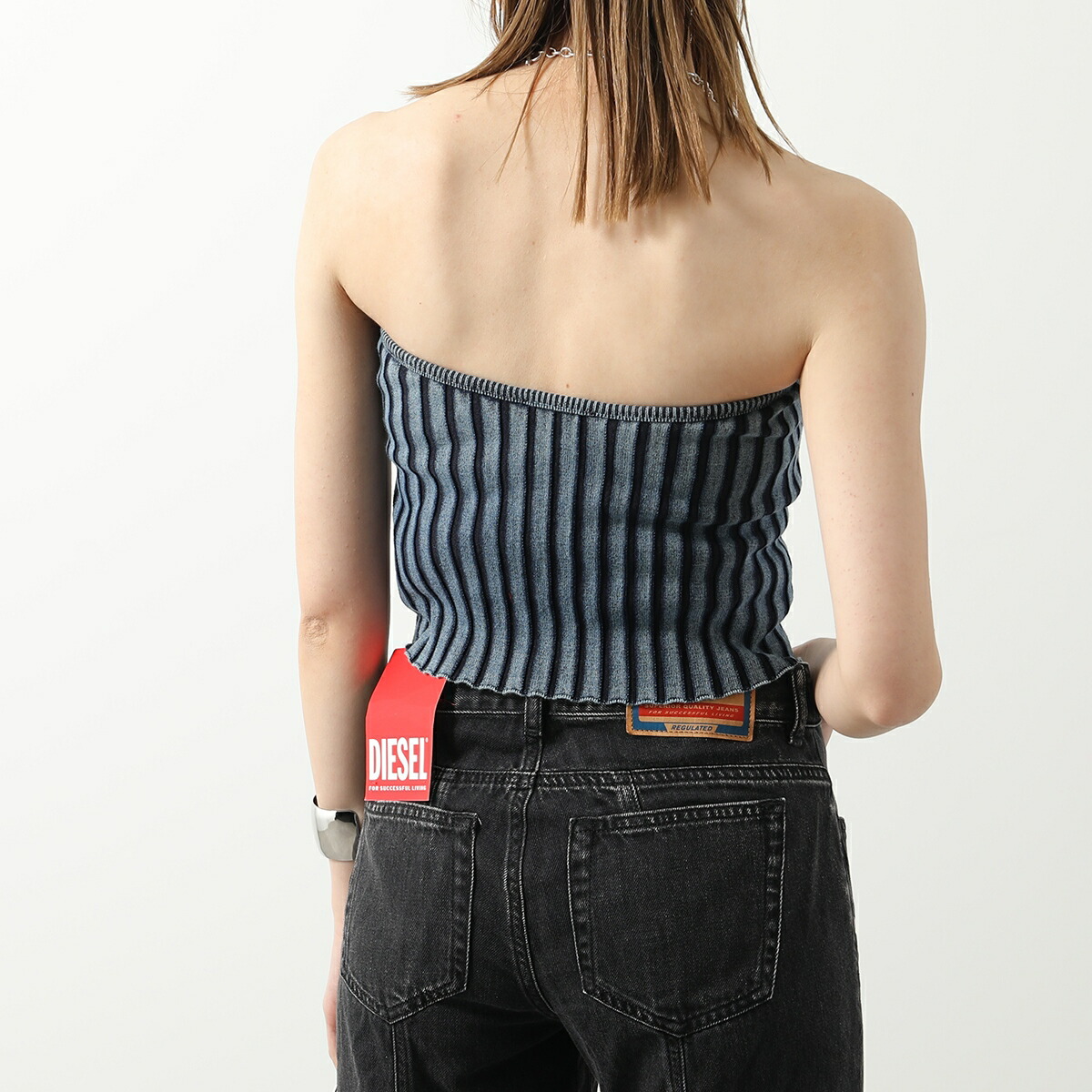 楽天市場】DIESEL ディーゼル チューブトップ M-Clarksville A05770