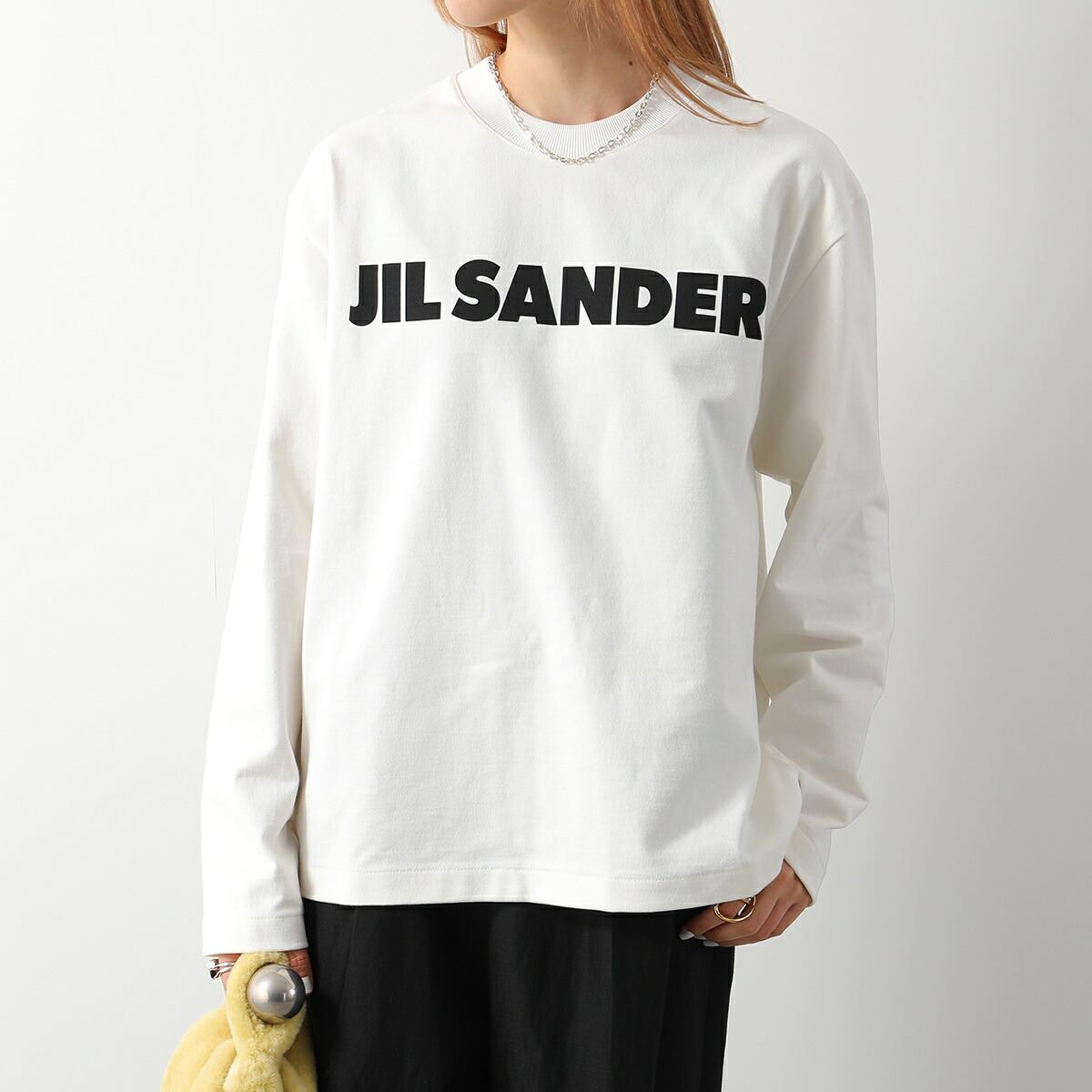 楽天市場】JIL SANDER ジルサンダー 長袖 Tシャツ J02GC0107 J45047