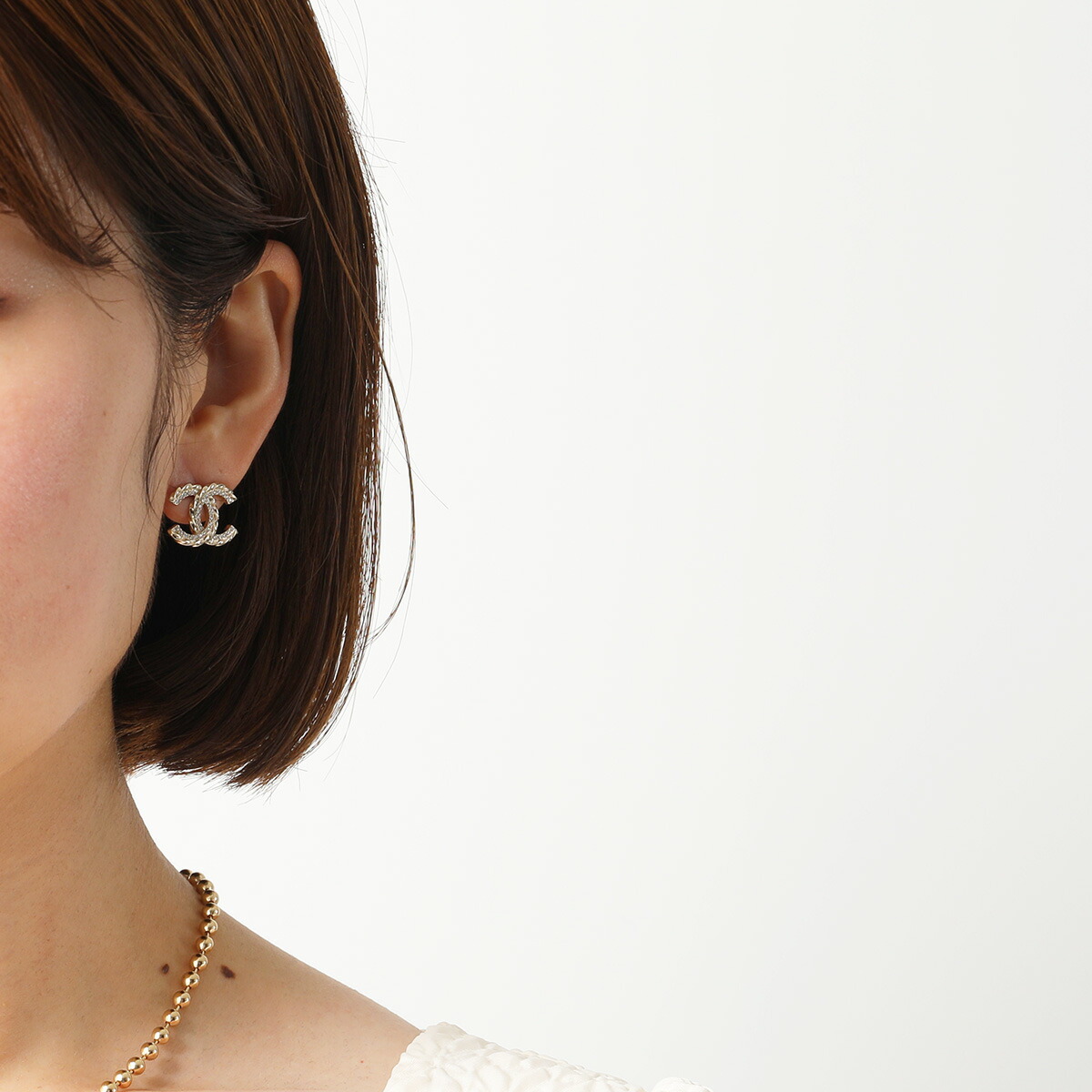 楽天市場】CHANEL シャネル ピアス ABA711 B10484 レディース ココ