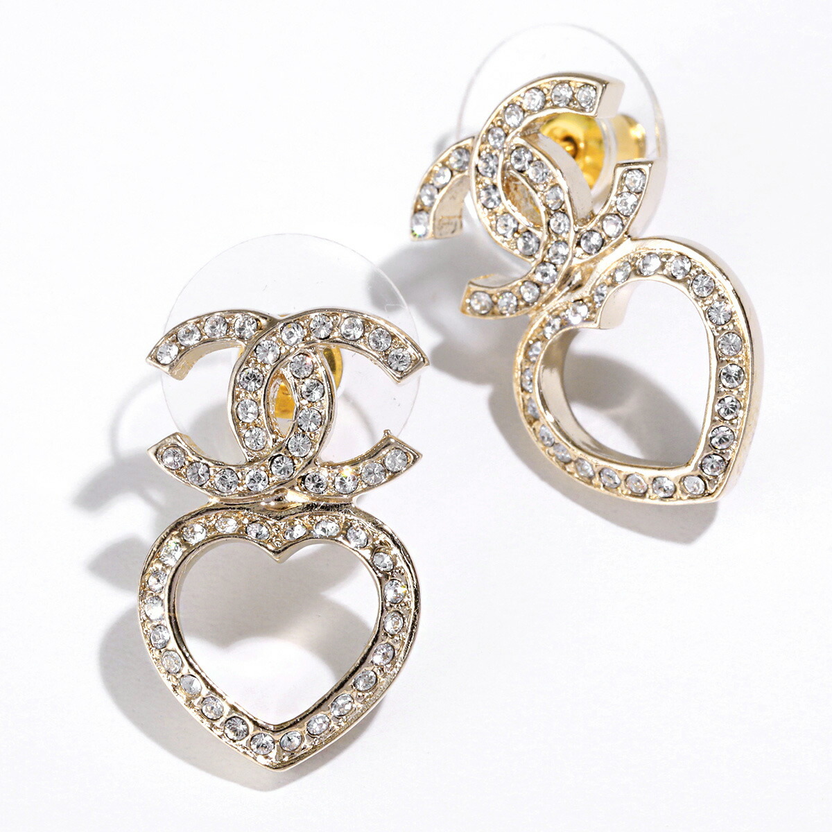 楽天市場】CHANEL シャネル ピアス ABB665 B14145 レディース ココ