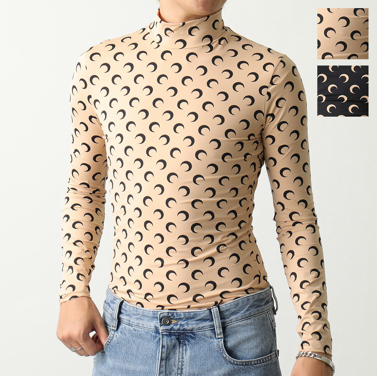 楽天市場】Marine Serre マリーン セル カットソー Second Skin Moon