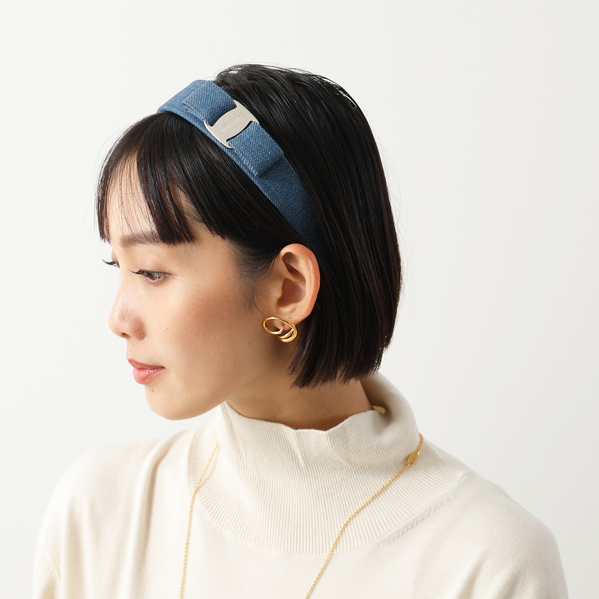 楽天市場】FERRAGAMO フェラガモ カチューシャ 34 0383 レディース