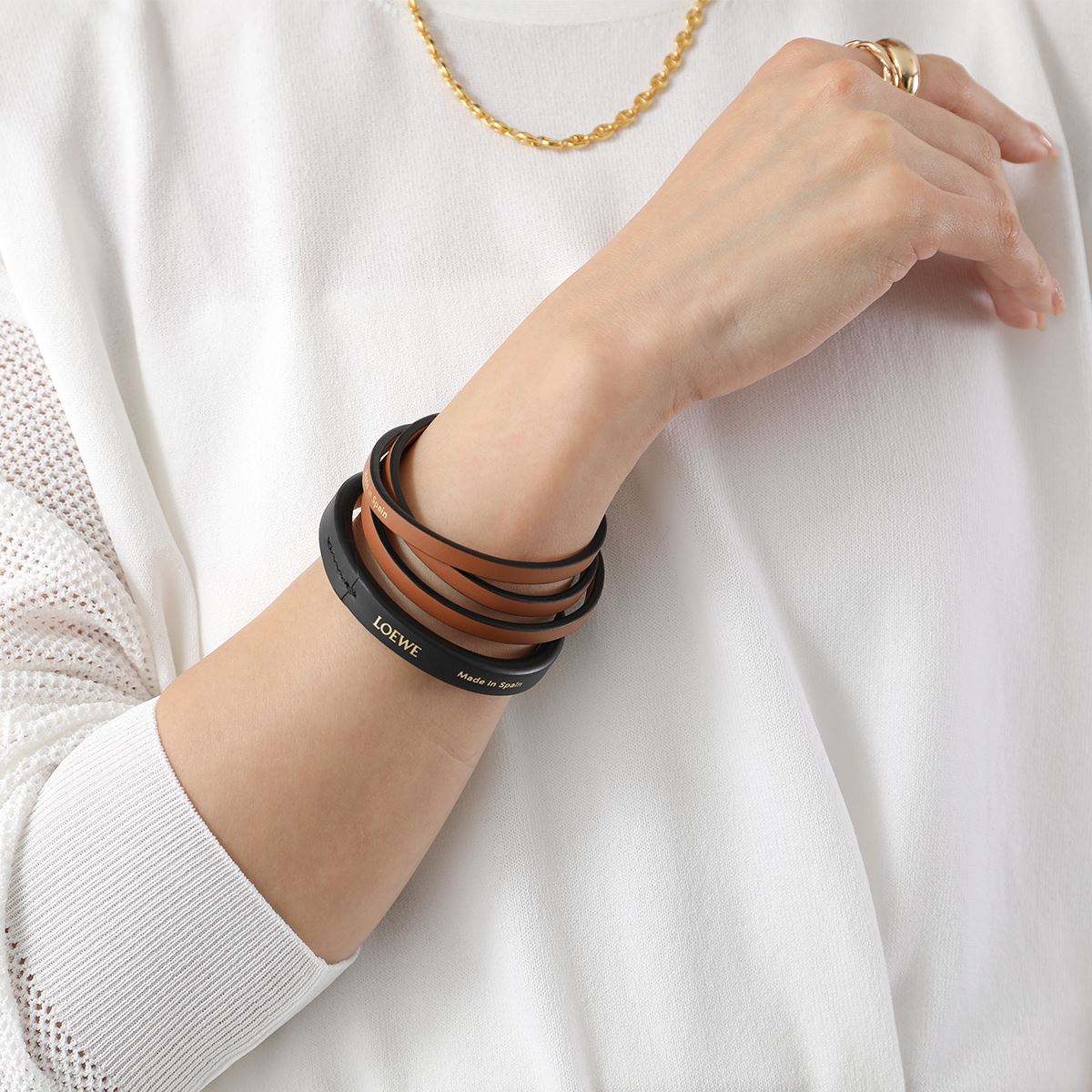 楽天市場】LOEWE ロエベ バングル J242240X42 レディース 2点セット