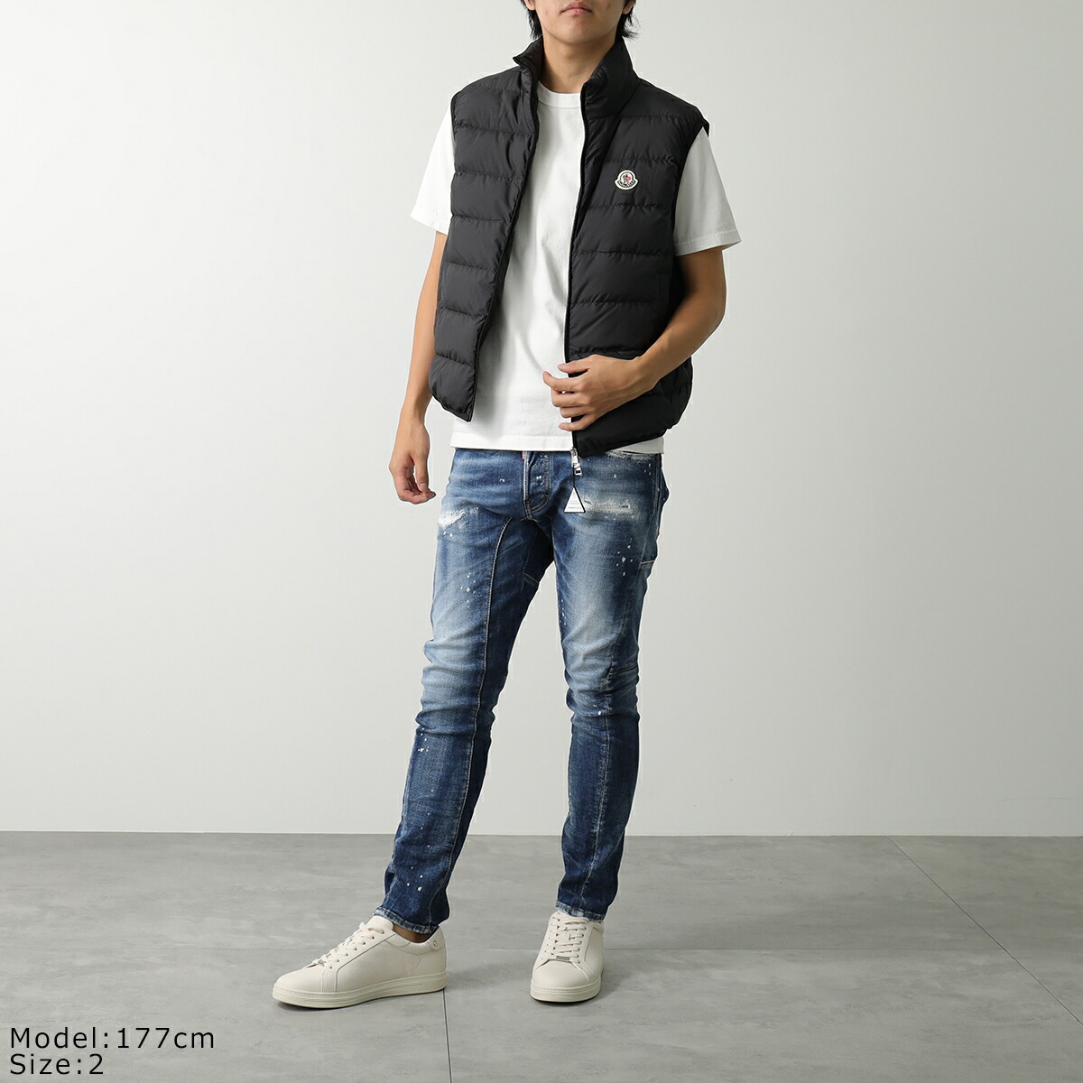 楽天市場】MONCLER モンクレール ダウンベスト CONTRIN 1A00076 54A81