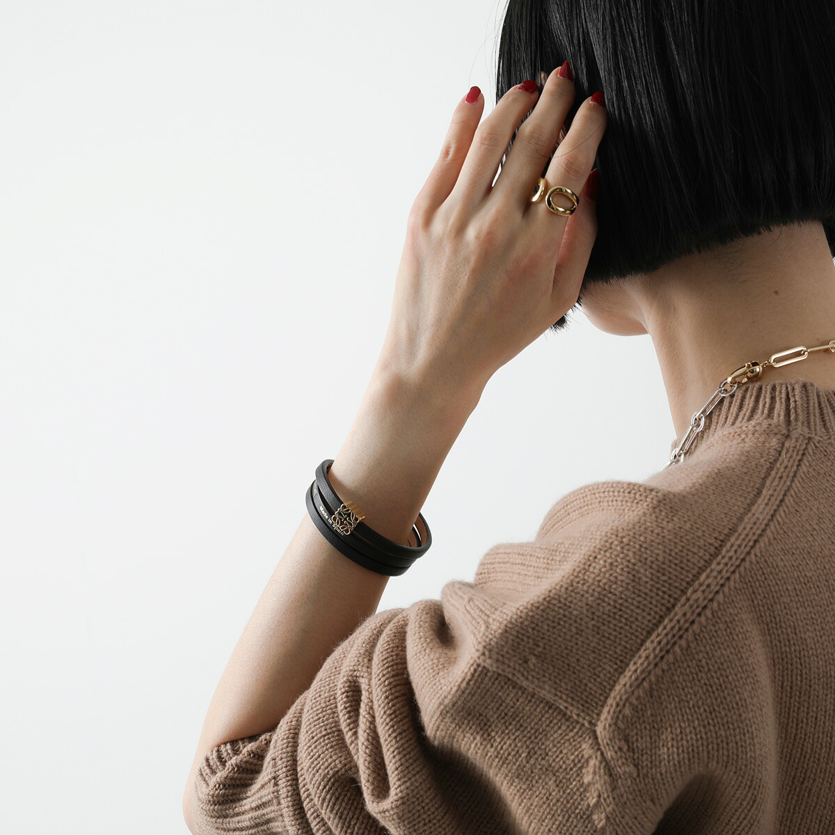 楽天市場】LOEWE ロエベ ブレスレット J920240X17 レディース レザー