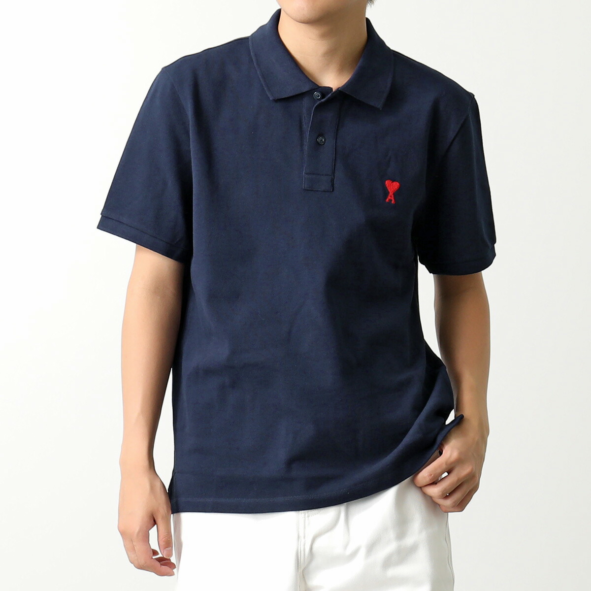 楽天市場】ami paris アミパリス ポロシャツ AMI DE COEUR BFUPL001