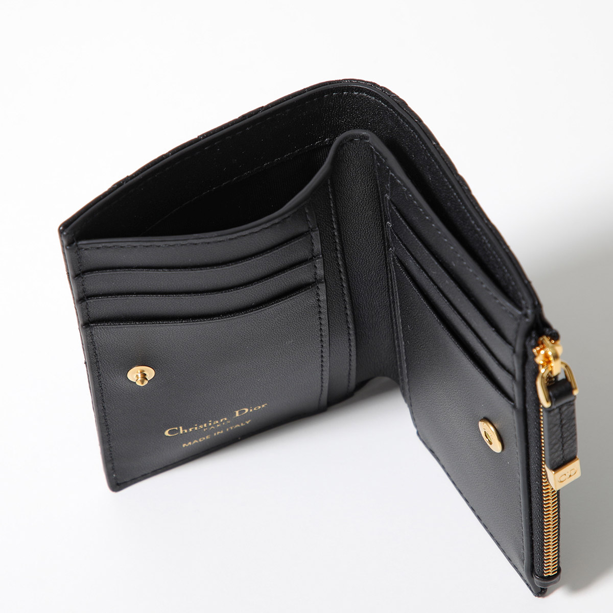 楽天市場】Dior ディオール 二つ折り財布 Dior Caro Dahlia カロ