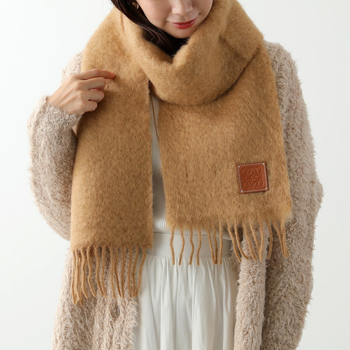 楽天市場】LOEWE ロエベ マフラー 185×23 F655254X01 レディース