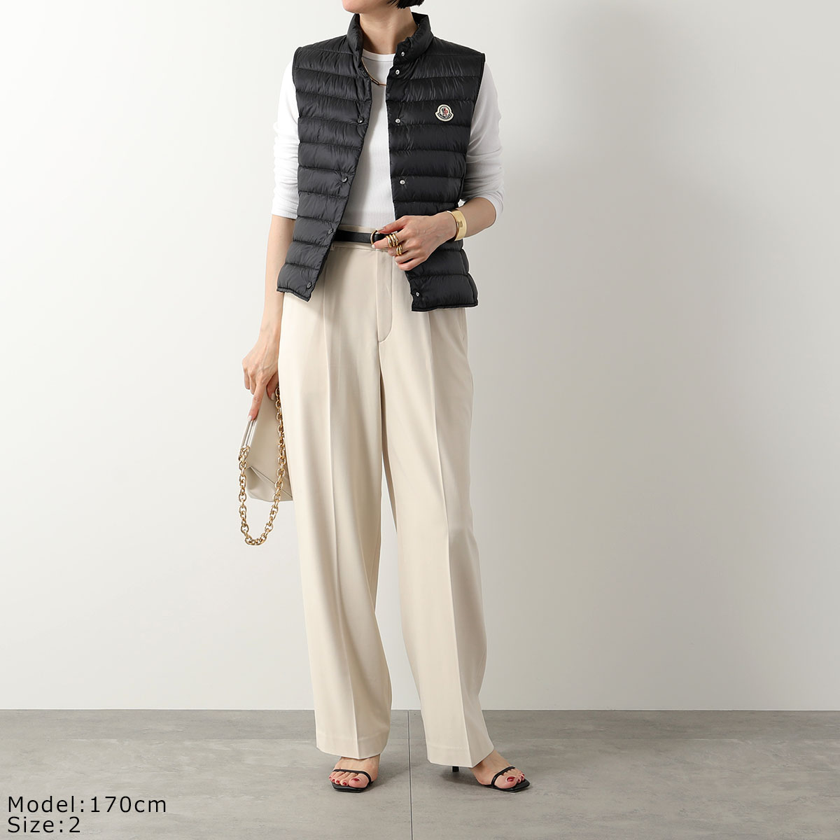 楽天市場】MONCLER モンクレール ダウンベスト LIANE リアーネ 1A10200