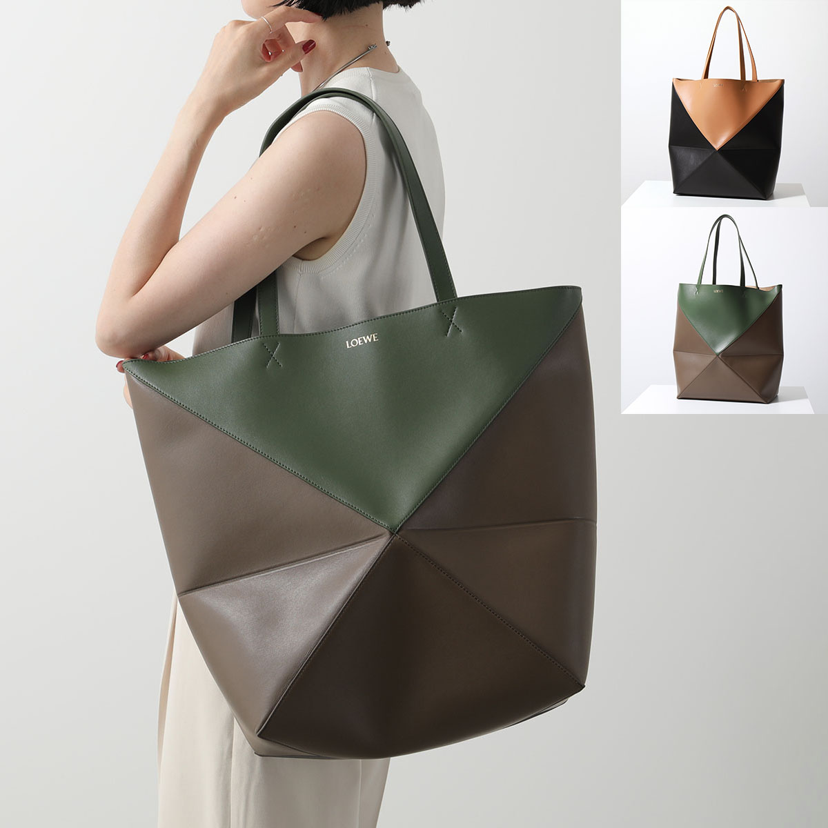 楽天市場】LOEWE ロエベ トートバッグ PUZZLE FOLD TOTE パズル