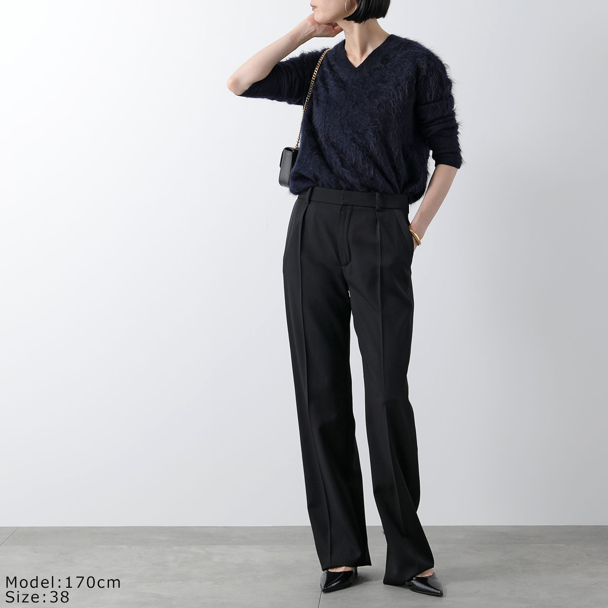 楽天市場】SAINT LAURENT サンローラン スラックスパンツ 718838 Y512W