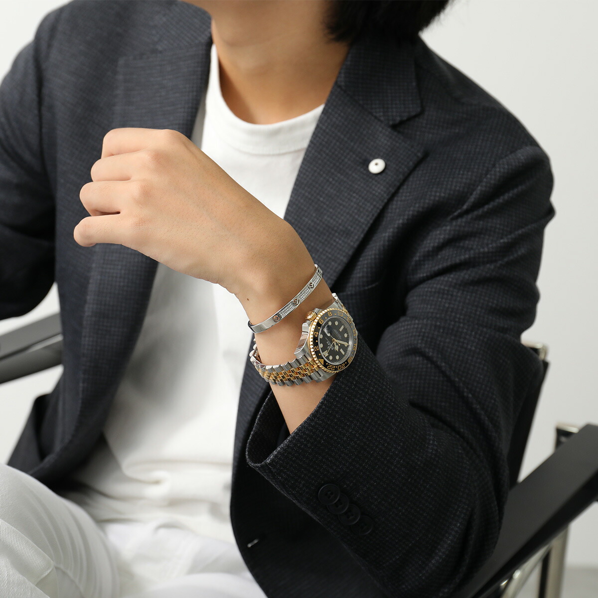 楽天市場】FENDI フェンディ バングル F IS FEND エフ イズ 8AG928 6GX