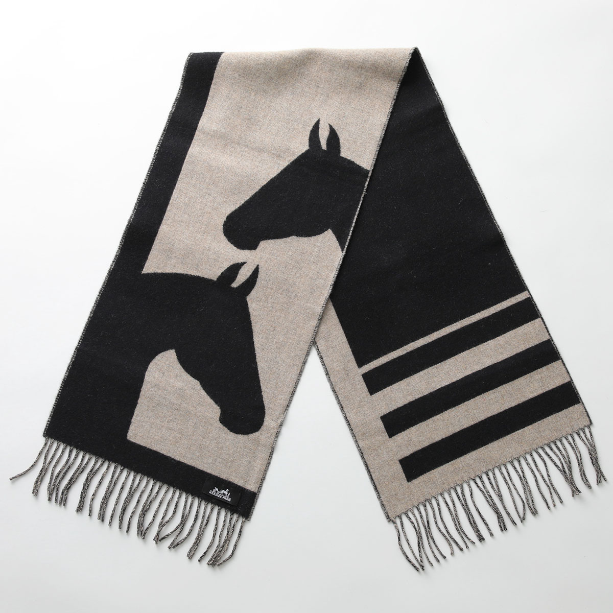 楽天市場】HERMES エルメス マフラー 140×30 ラブストーリー H254043S