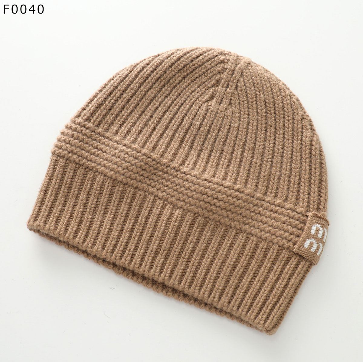 楽天市場】MIUMIU ミュウミュウ ニット帽 5HC311 2F8S レディース