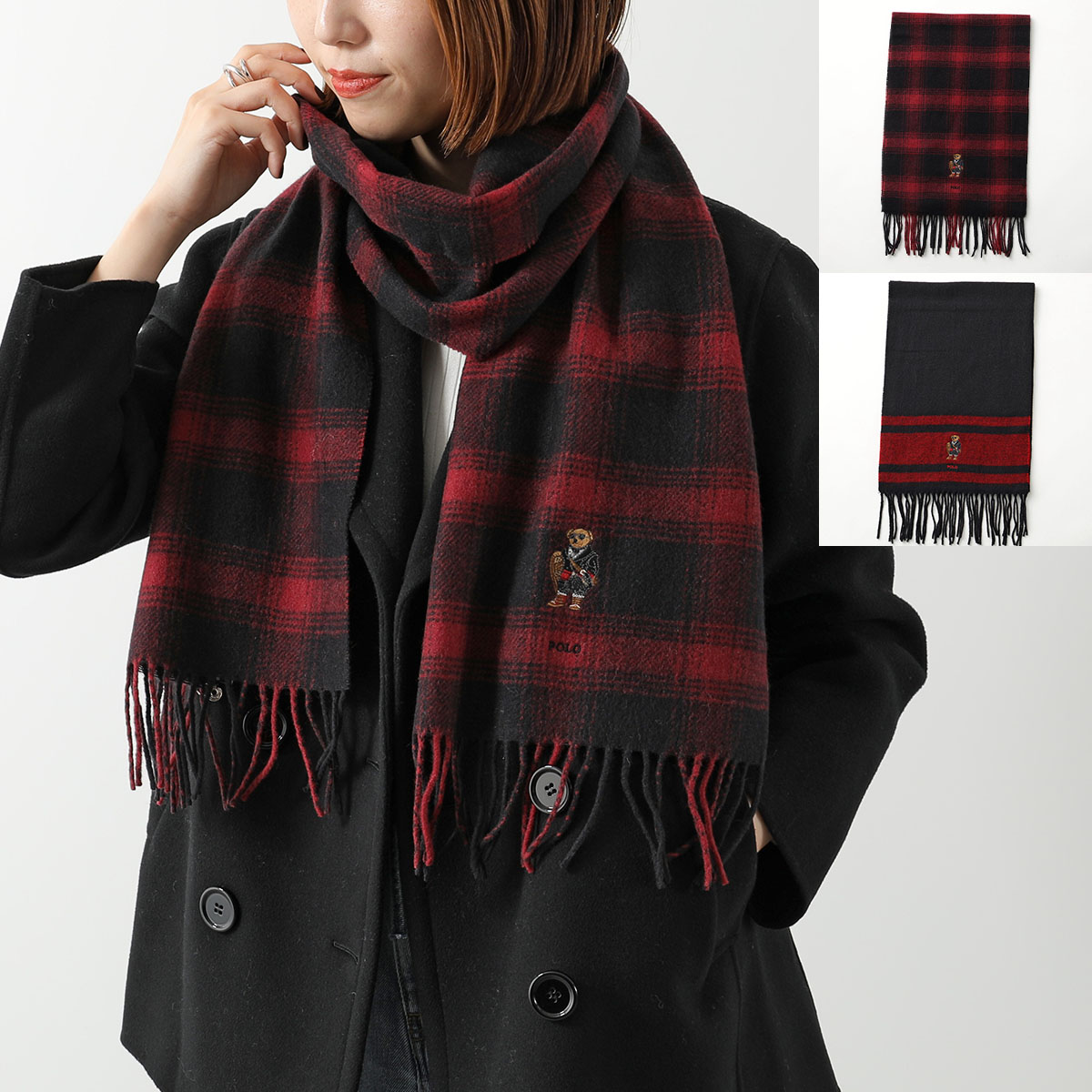 楽天市場】Polo Ralph Lauren ポロラルフローレン マフラー PC1456