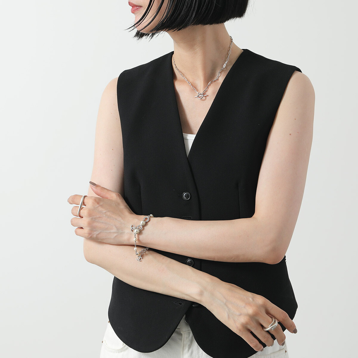 楽天市場】CHANEL シャネル ブレスレット ABF725 B20572 レディース