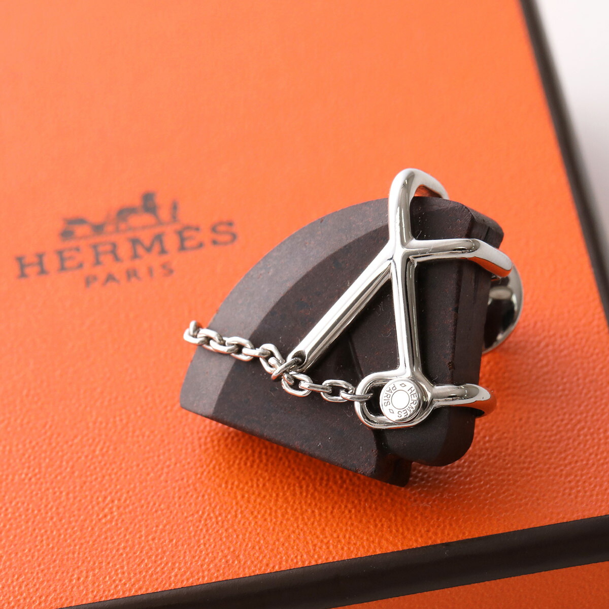 楽天市場】HERMES エルメス ブローチ シュヴァル Cheval 077351FP