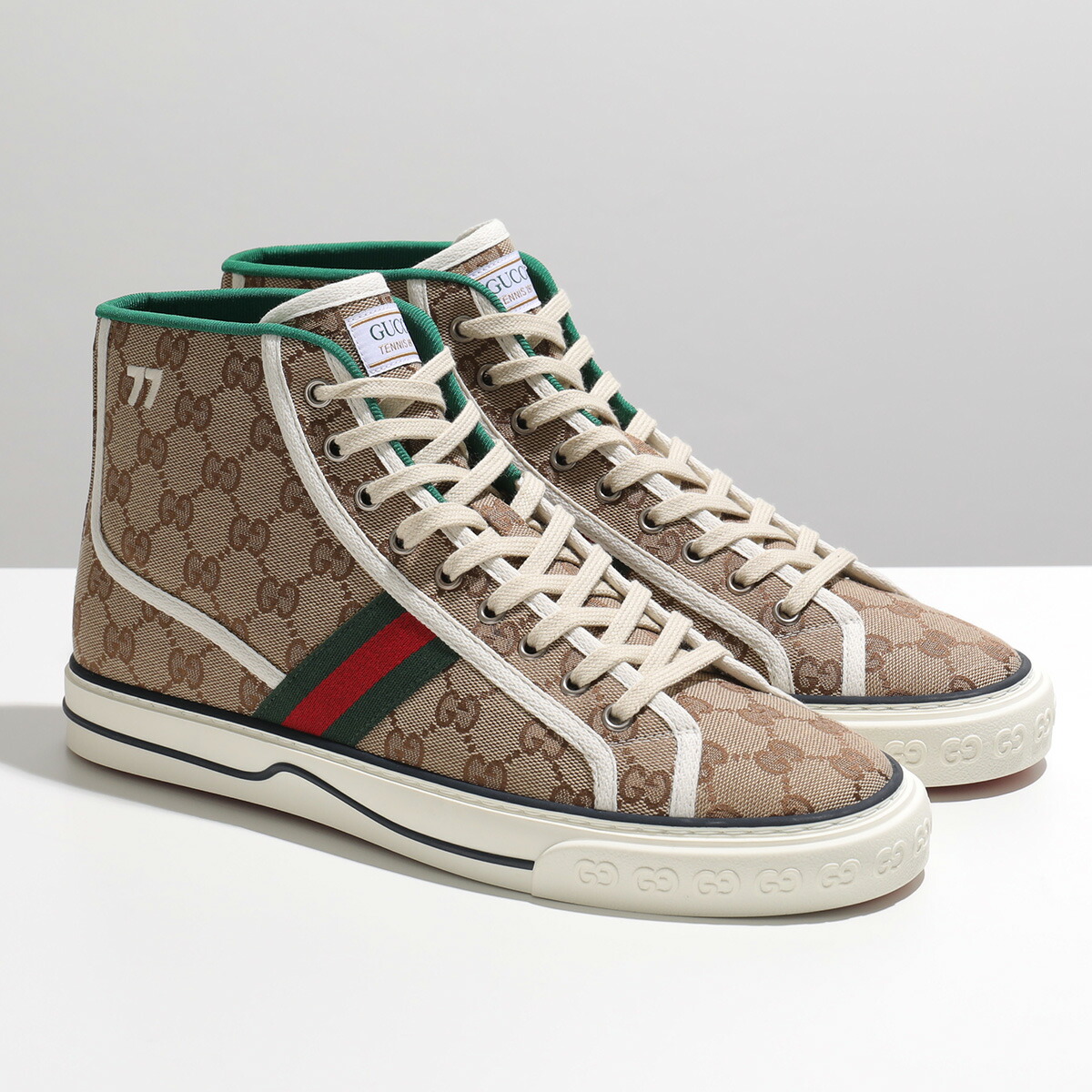 楽天市場】GUCCI グッチ スニーカー テニス 1977 625807 HVK70 メンズ