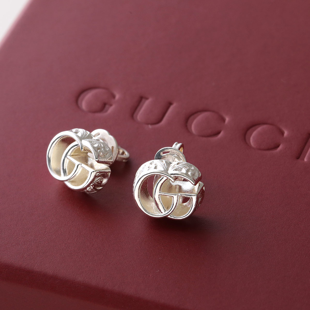 楽天市場】GUCCI グッチ ピアス GG MARMONT マーモント 770758 J8400
