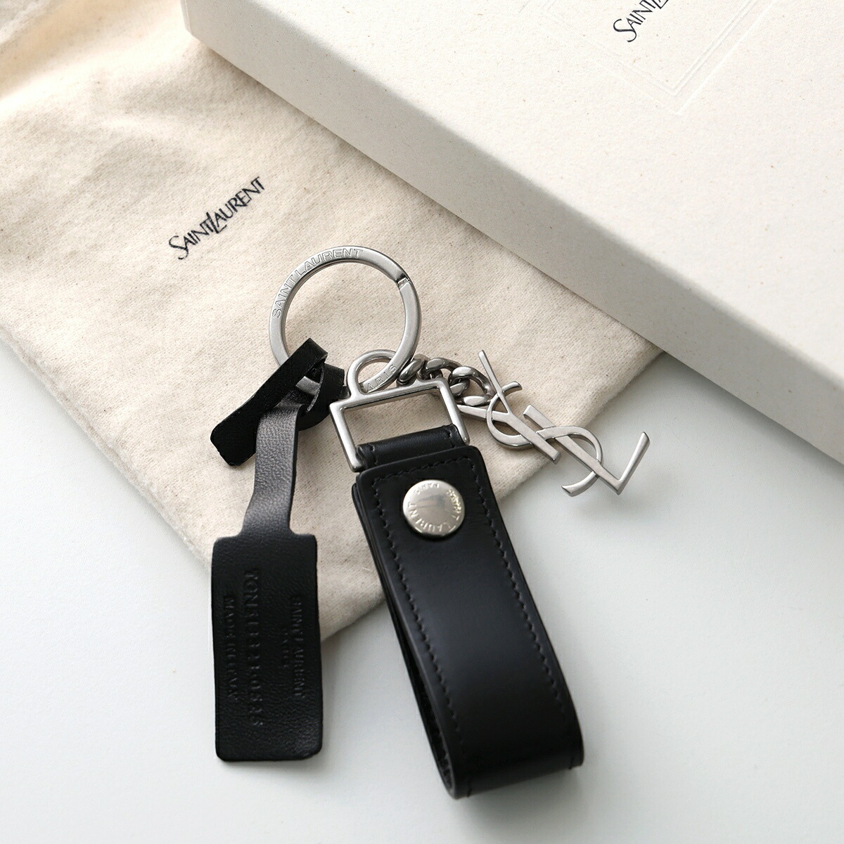 楽天市場】SAINT LAURENT サンローラン キーリング 518323 0SX0E