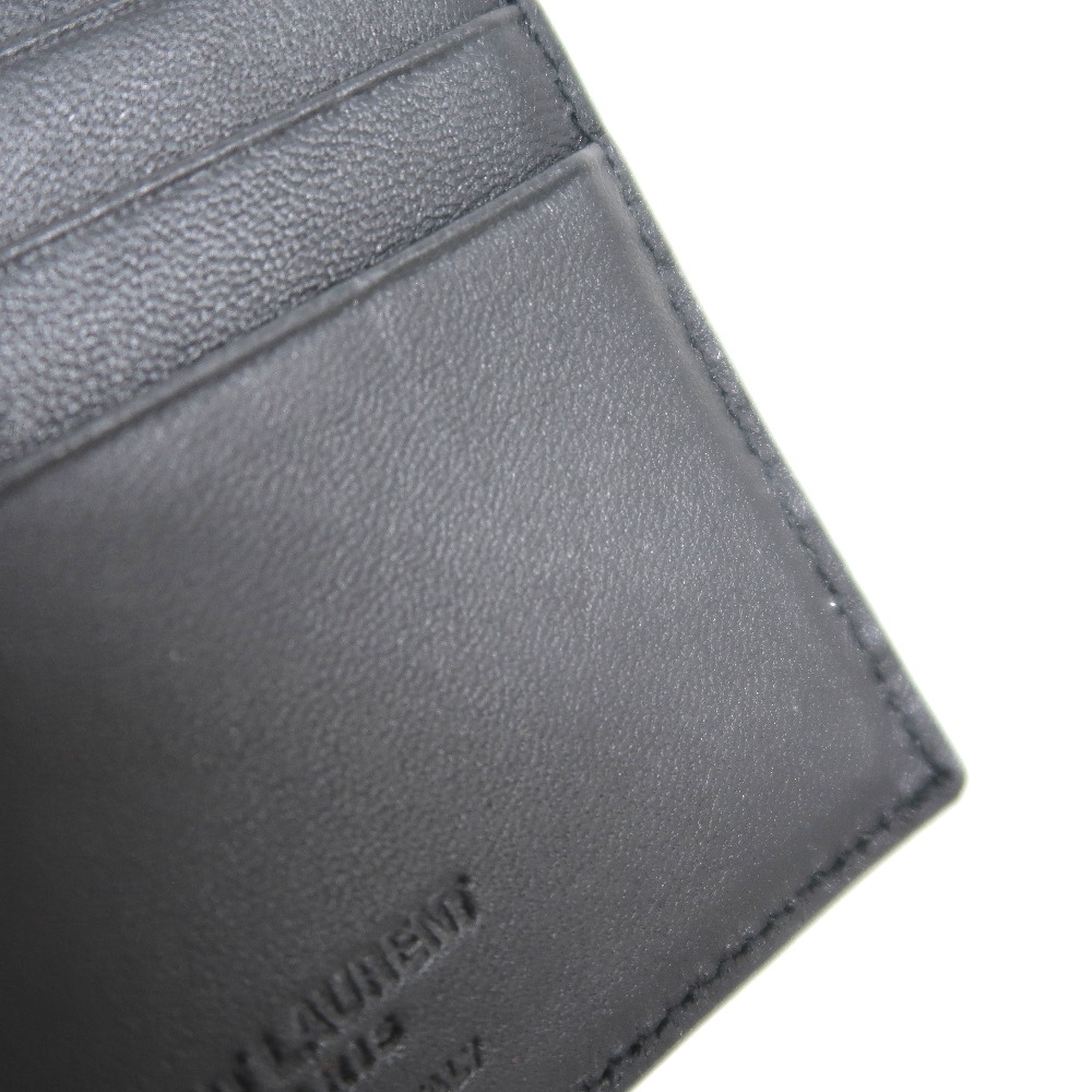 楽天市場】サンローラン 二つ折り財布 マネークリップ 378005 ブラック