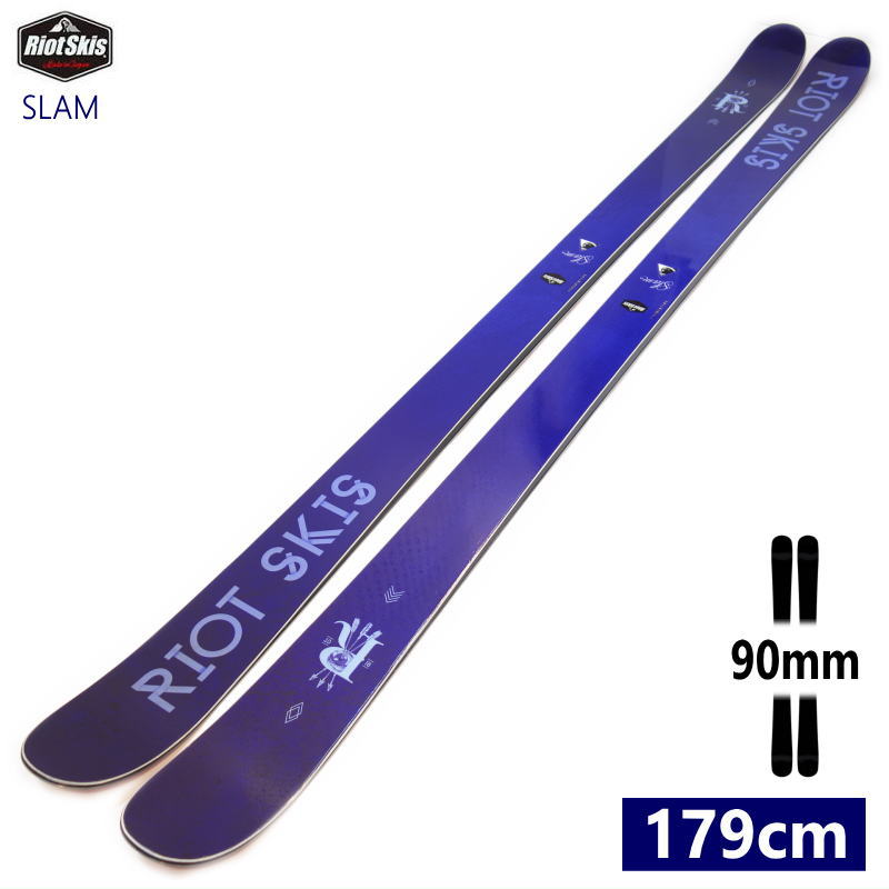 楽天市場】RIOT SKIS SLAM[179cm/90mm幅] ライオット スラム フリー