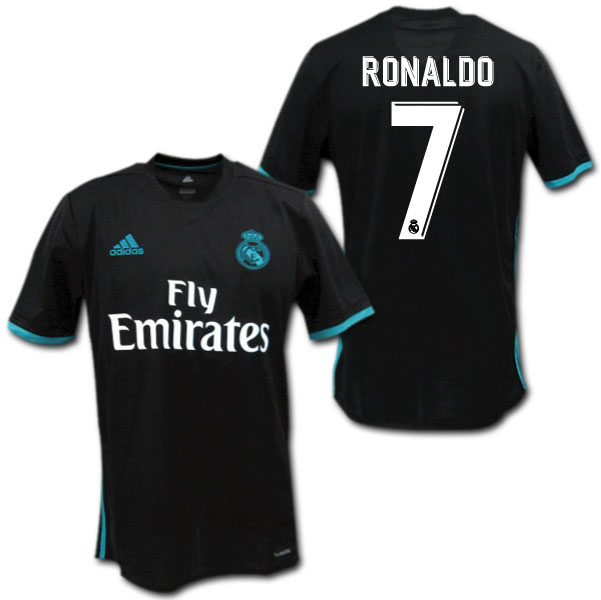 楽天市場】【送料無料】レアルマドリード 17/18 アウェイ（黒） ＃7