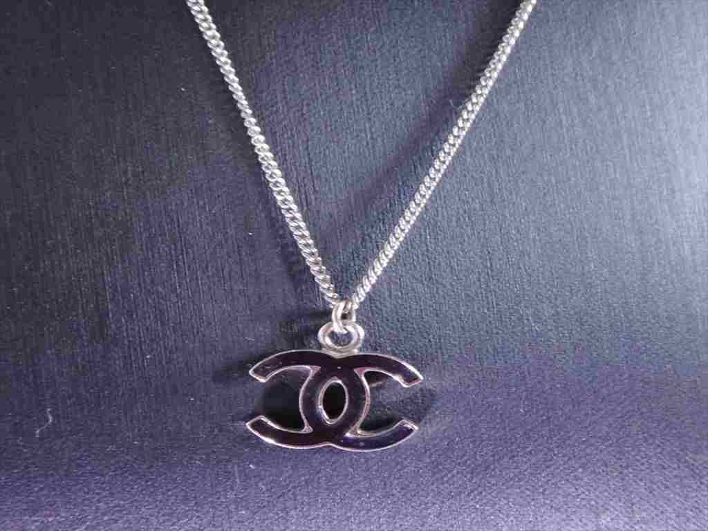 楽天市場】美品 CHANEL シャネル ネックレス レディース シルバー ココ
