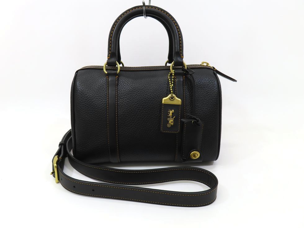 楽天市場】コーチ C8864 レザー ブラック ルビーサッチェル25 2way