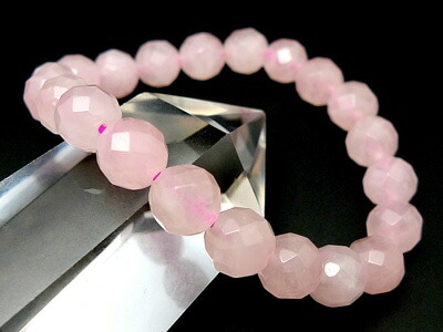 楽天市場】【マラソンSALE！】 64面カット ローズクォーツ