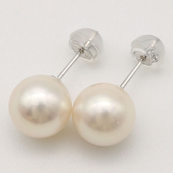 楽天市場】真珠 パール ピアス あこや真珠 アコヤ本真珠 大珠 大粒 8.5