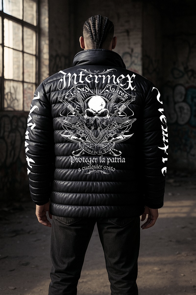 楽天市場】レザー調 中綿ジャケット メンズファッション オラオラ系