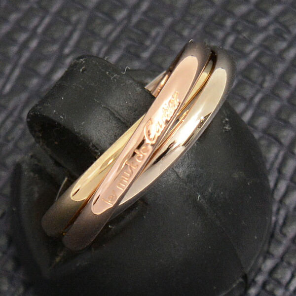 楽天市場】カルティエ 指輪 レディース トリニティ リング 48号 実寸