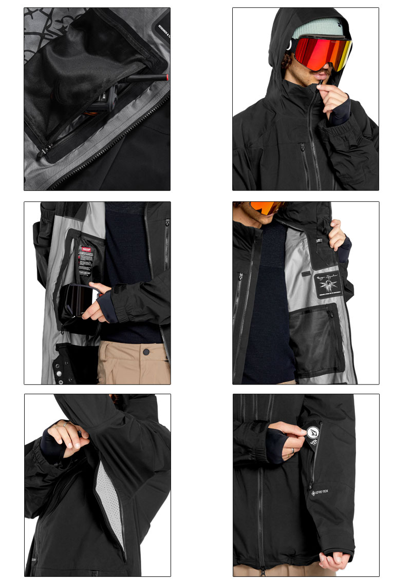 楽天市場】24-25 VOLCOM/ボルコム GUCH STRETCH GORE-TEX jacket 着用