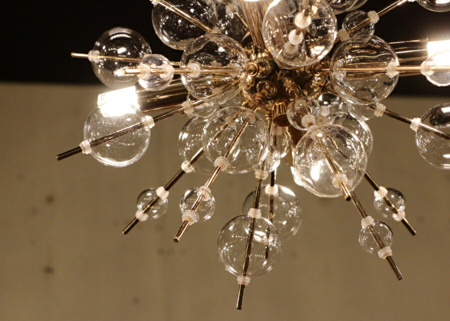 楽天市場】【 LED 付き 】4灯 バブルシャンデリア - Ball ボール4