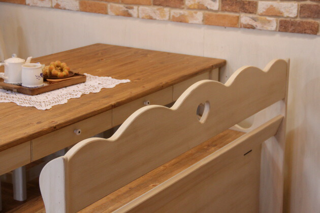 楽天市場】ソファー カントリー NC ハート 収納 ベンチ 日本製 完成品