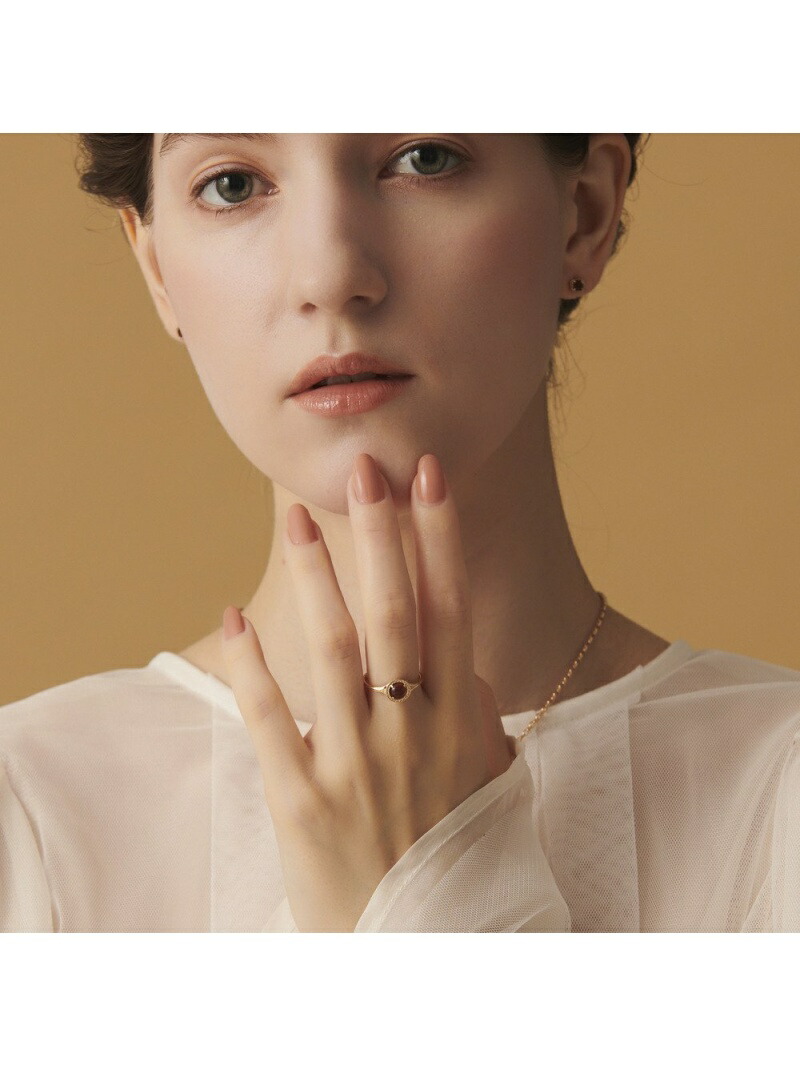 楽天市場】K10ガーネットリング agete アガット アクセサリー・腕時計