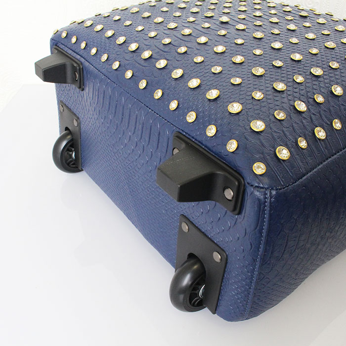 楽天市場】ABISTE メタリックスタッズトローリーバッグ/8240065