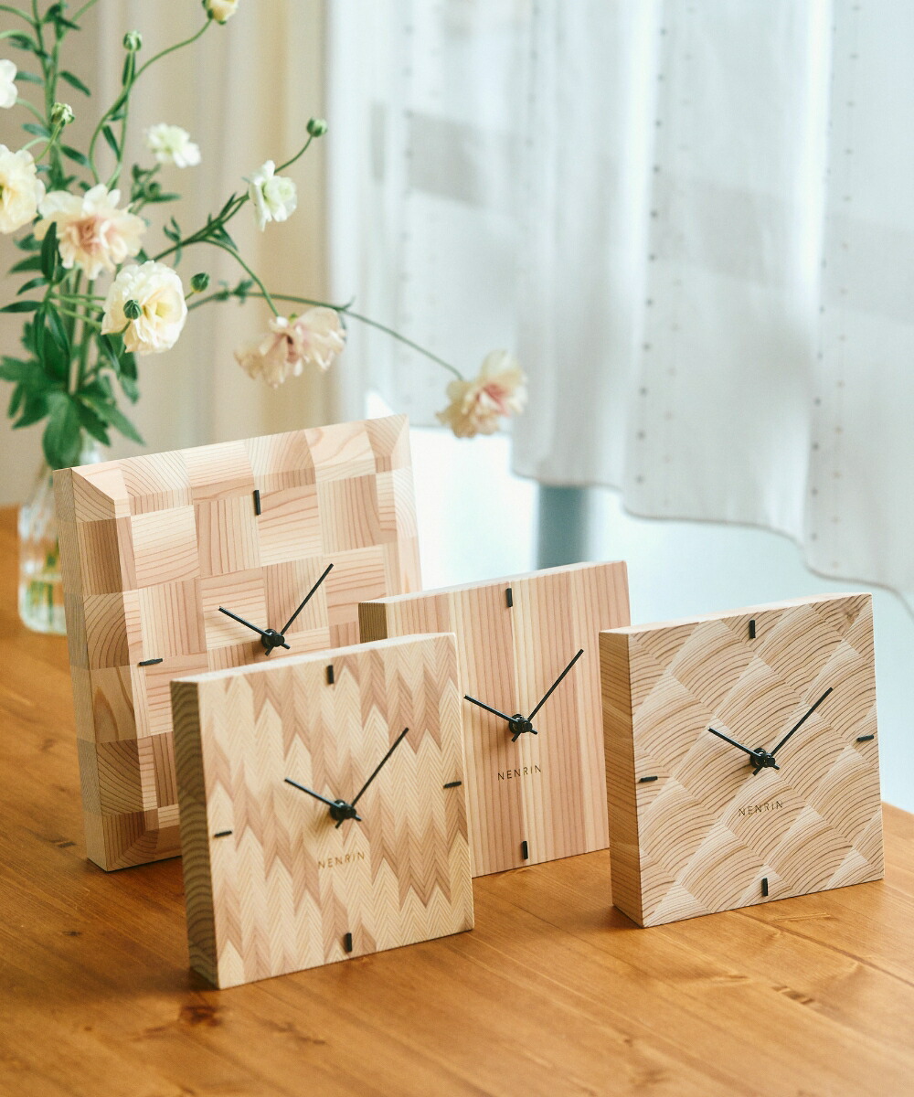 楽天市場】NENRIN CLOCK 175 縞 ネンリンクロック 置き時計 掛け時計