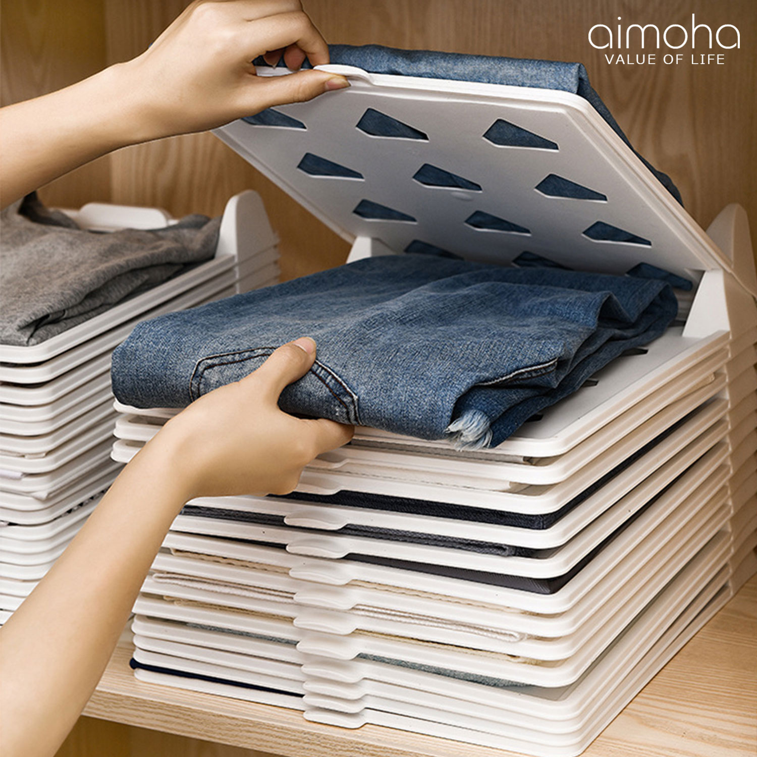 楽天市場】衣類収納 ボード トレー 畳める Yシャツ 畳んで収納 洋服