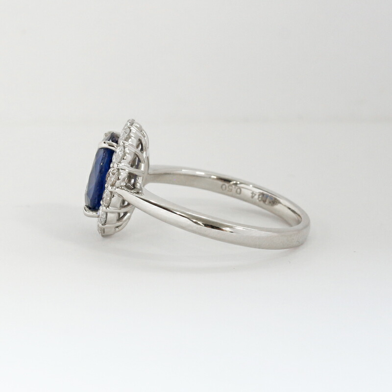 楽天市場】ロイヤルブルーサファイア 1.84ct リング 11号 PT900