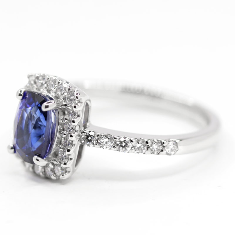 楽天市場】ロイヤルブルーサファイア 1.47ct リング 12号 PT900