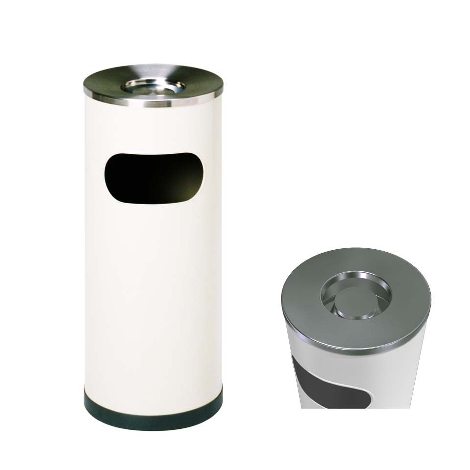 アルミ スタンド灰皿 業務用 店舗用 喫煙所KAWAJUN スモーキング